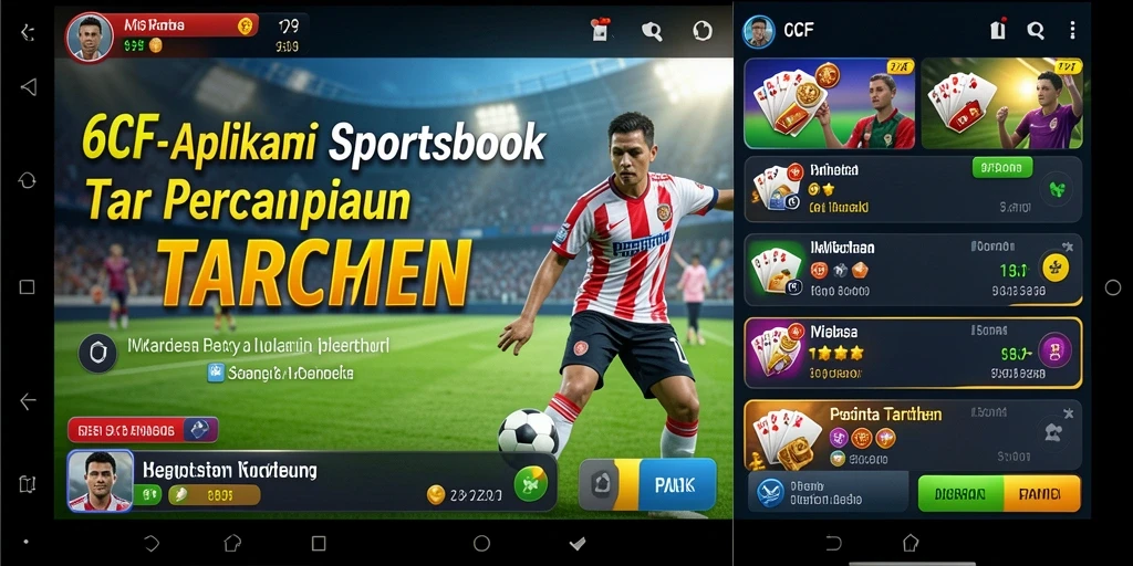 Tampilan gameplay Sportsbook yang menarik dan interaktif.