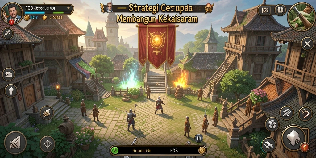 Screenshot F08 menampilkan pertempuran strategi yang intens dan mendebarkan.