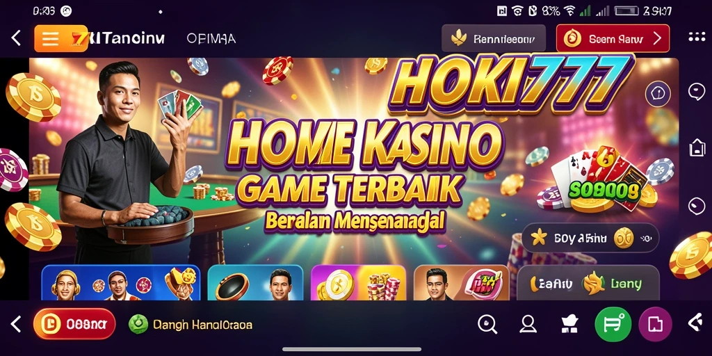 Tampilan menarik dari HOKI777 dalam gameplay Kasino yang mendebarkan.