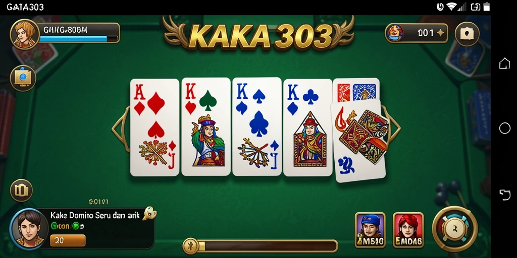 Screenshot KAKA303 menampilkan gameplay seru dan kompetitif.