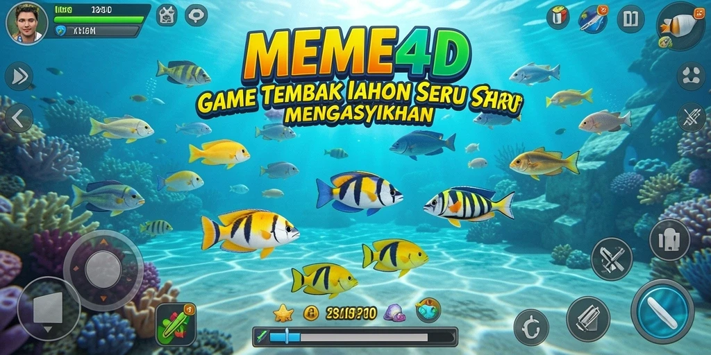 Tampilan gameplay MEME4D yang penuh warna dan seru.