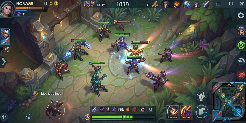 Tampilan menarik dari gameplay NONA88 yang penuh aksi.