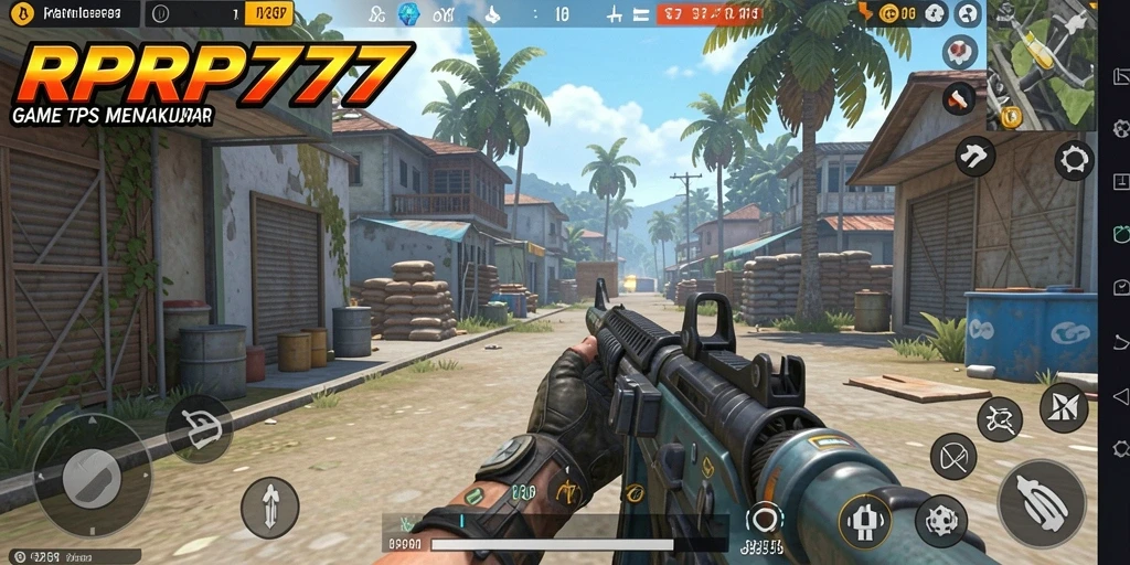 Tangkapan layar RPRP777 menampilkan aksi gameplay TPS yang mendebarkan.