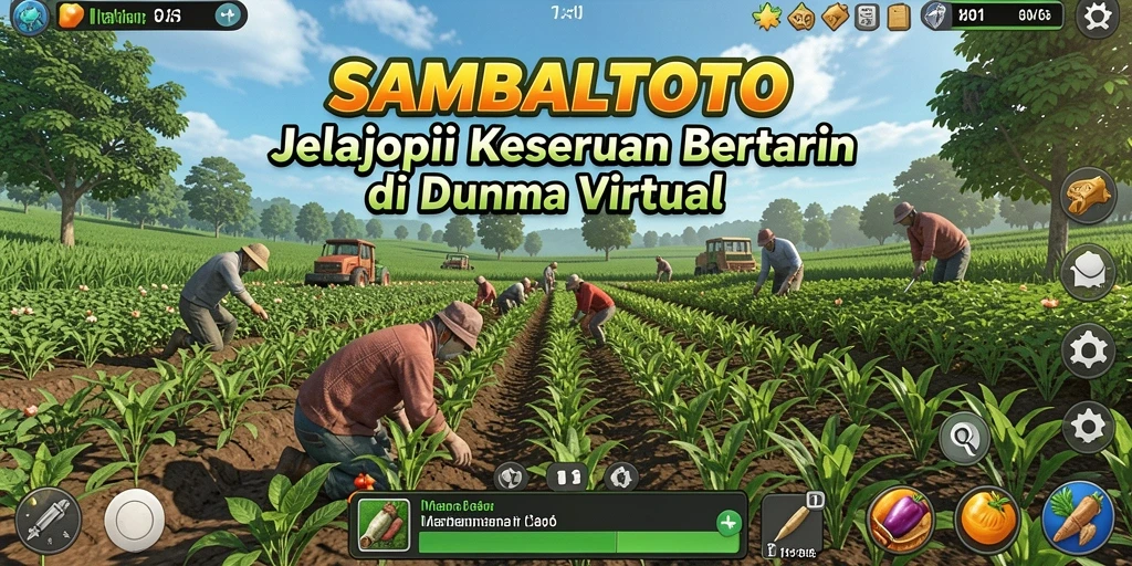 Tampilan gameplay <strong>SAMBALTOTO</strong> yang menyenangkan dalam bertani.