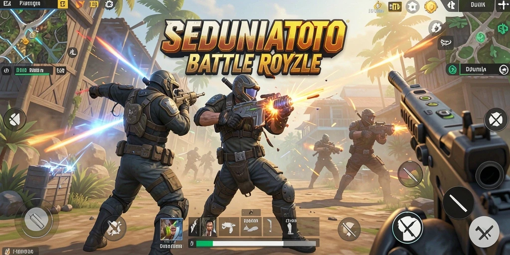 Gameplay seru dalam SEDUNIATOTO dengan grafis menakjubkan.
