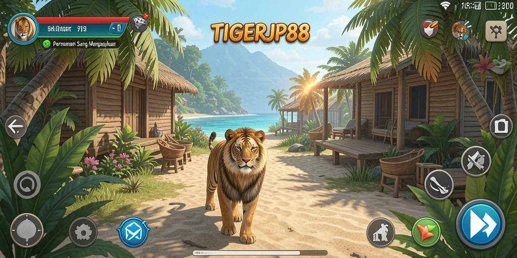 Gambaran gameplay Casual yang menyenangkan dan interaktif di TIGERJP88.